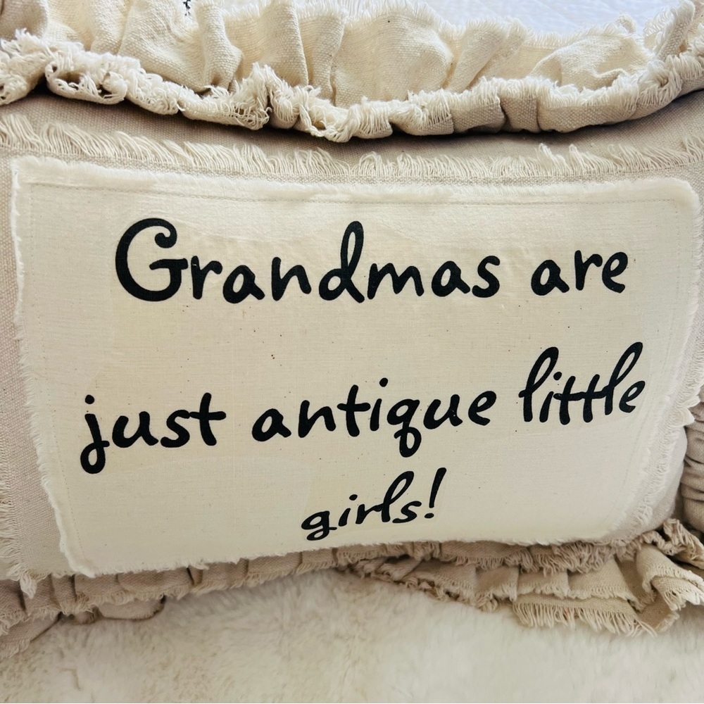 Funny Ruffled Throw Pillow 
24”x17” - Picture 8 of 8